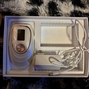 White and Gold Hair Removal Device